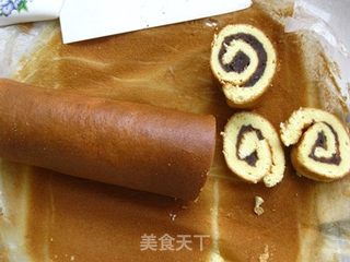 圣诞树桩蛋糕的做法步骤:17