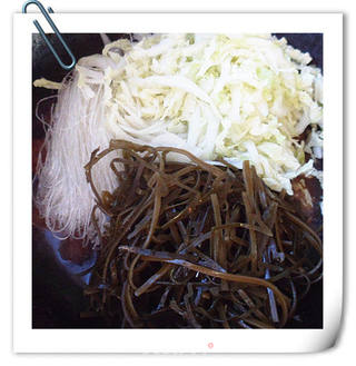 三丝烩肉菜的做法步骤：10