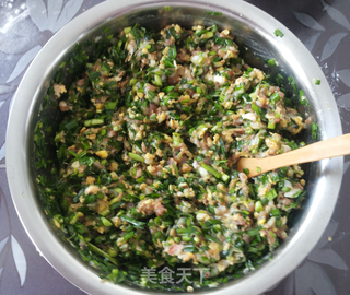 鱿鱼韭菜水饺的做法步骤：5