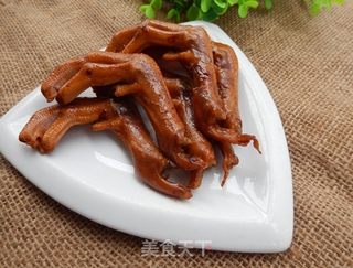 香卤鸭掌的做法步骤:8