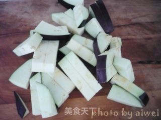 少油版地三鲜的做法步骤:3