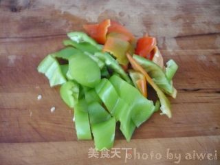少油版地三鲜的做法步骤:4