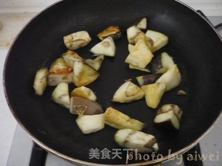 少油版地三鲜的做法步骤:6