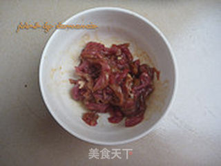蚕豆肉丝的做法步骤:2