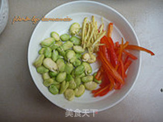 蚕豆肉丝的做法步骤:3