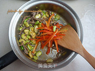 蚕豆肉丝的做法步骤:7