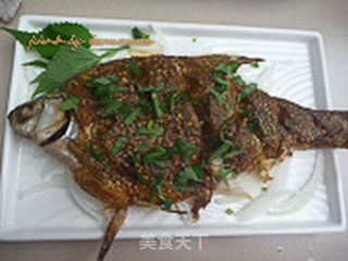 烤鲳鱼的做法步骤:8