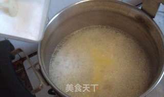 蟹粉丝瓜粥的做法步骤:6