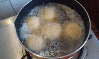 芝麻糯米球的做法步骤:9