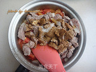 西红柿烧牛肉的做法步骤:6
