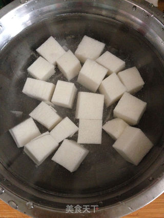 蜜豆山药的做法步骤:4