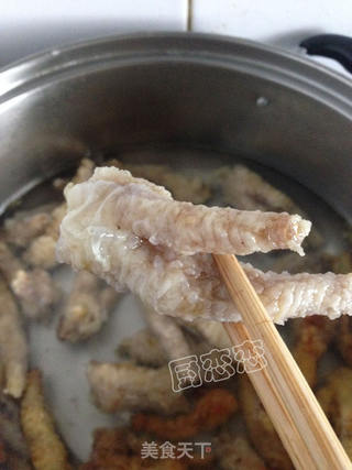 豉汁蒸凤爪的做法步骤:5