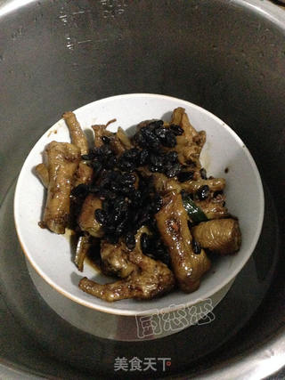 豉汁蒸凤爪的做法步骤:9