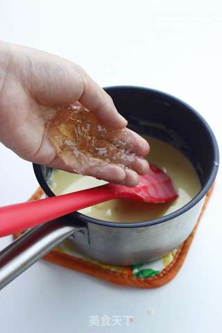 【香草巧克力鲜奶冻】的做法步骤:6