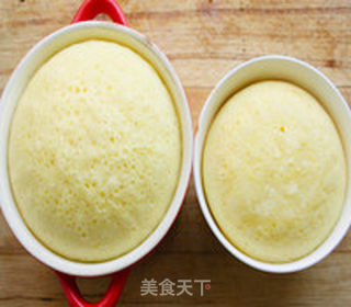 杏仁味蒸蛋糕的做法步骤:10