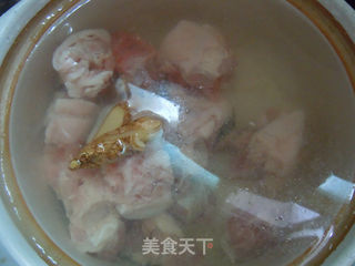 夏季营养汤汁---霸王花猪脚汤(砂锅煲)的做法步骤:2