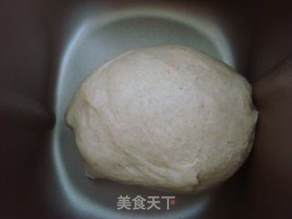 全麦椰蓉面包(面包机版)的做法步骤:14