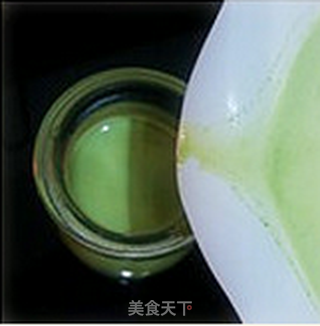 抹茶布丁的做法步骤:9