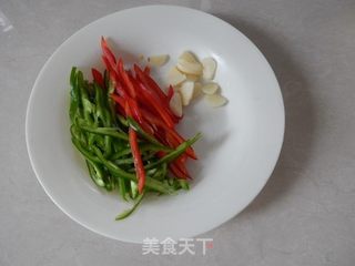 清炒茭白的做法步骤:3