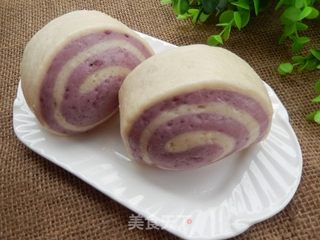 紫薯馒头卷的做法步骤:17