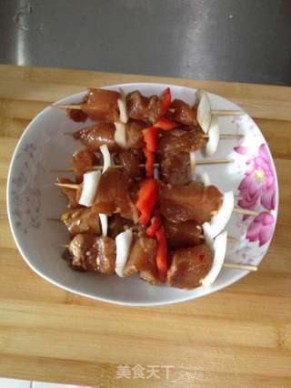 diy的鸡肉串的做法步骤:4