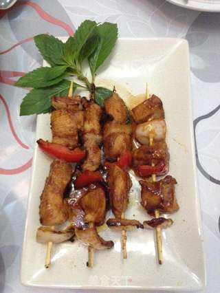 diy的鸡肉串的做法步骤:5