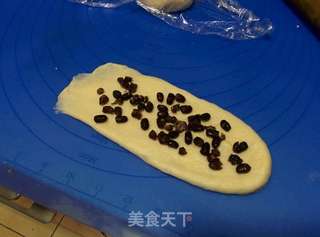 【蜜豆面包卷】——面包机版的做法步骤:8