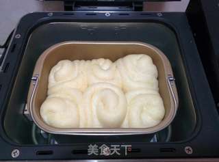 【蜜豆面包卷】——面包机版的做法步骤:13