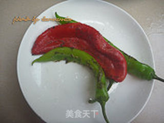 烧椒拌茄子的做法步骤:4