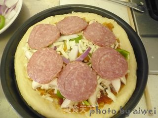 萨拉米披萨的做法步骤:19