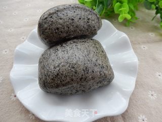 黑芝麻豆渣馒头的做法步骤:10