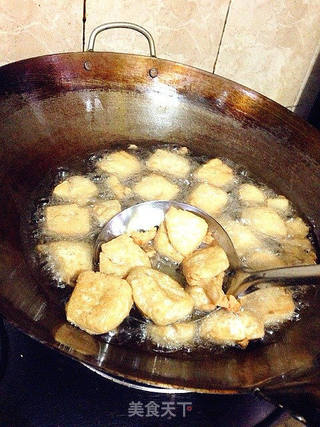 香辣铁板豆腐的做法步骤:3