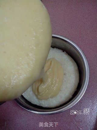 【剩米饭打造仿真慕斯蛋糕】蛋香土豆泥配米饭的做法步骤:6