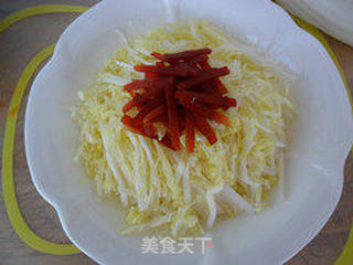 开胃小菜—金丝白菜的做法步骤:4