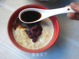蒸炖玫瑰牛初乳的做法步骤:8