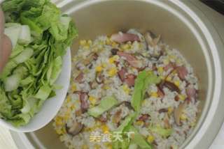 熏肉什锦饭的做法步骤:6