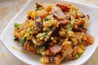 熏肉什锦饭的做法步骤:8