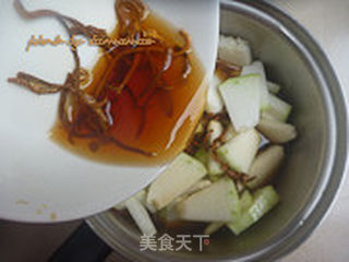 冬瓜烧虫草花的做法步骤:7