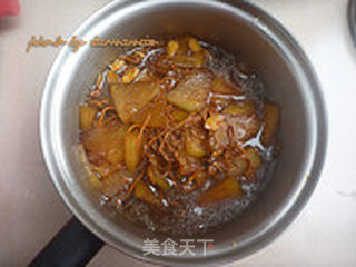 冬瓜烧虫草花的做法步骤:9