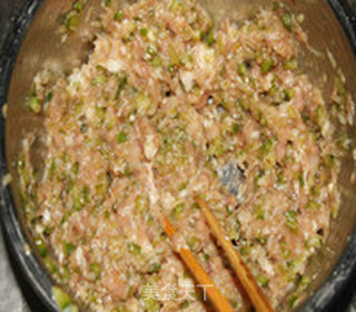猪肉青椒豆芽蒸饺的做法步骤:8