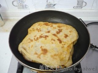 辣味葱油饼的做法步骤:10