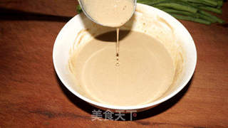 蒜茸麻酱拌豇豆的做法步骤:6