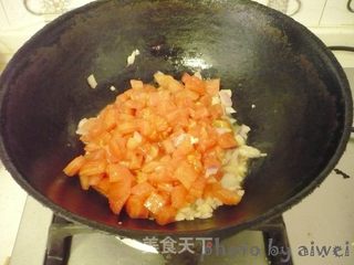 番茄培根蝴蝶意面的做法步骤:5