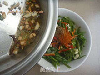 炝拌空心菜的做法步骤:10