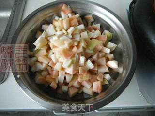 水蜜桃酱的做法步骤:2