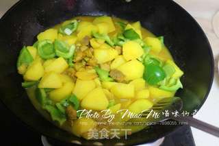 土豆咖喱炖肉的做法步骤:6
