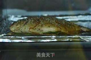 五香烤鲳鱼的做法步骤:8