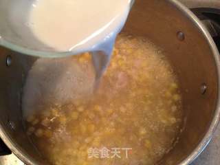 蛋花瘦肉玉米羹的做法步骤:6
