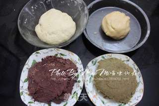 甜蜜七夕——酥皮红豆(绿豆)饼的做法步骤:5