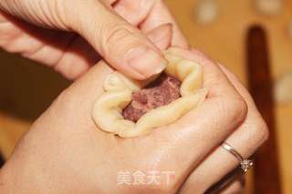 甜蜜七夕——酥皮红豆(绿豆)饼的做法步骤:13